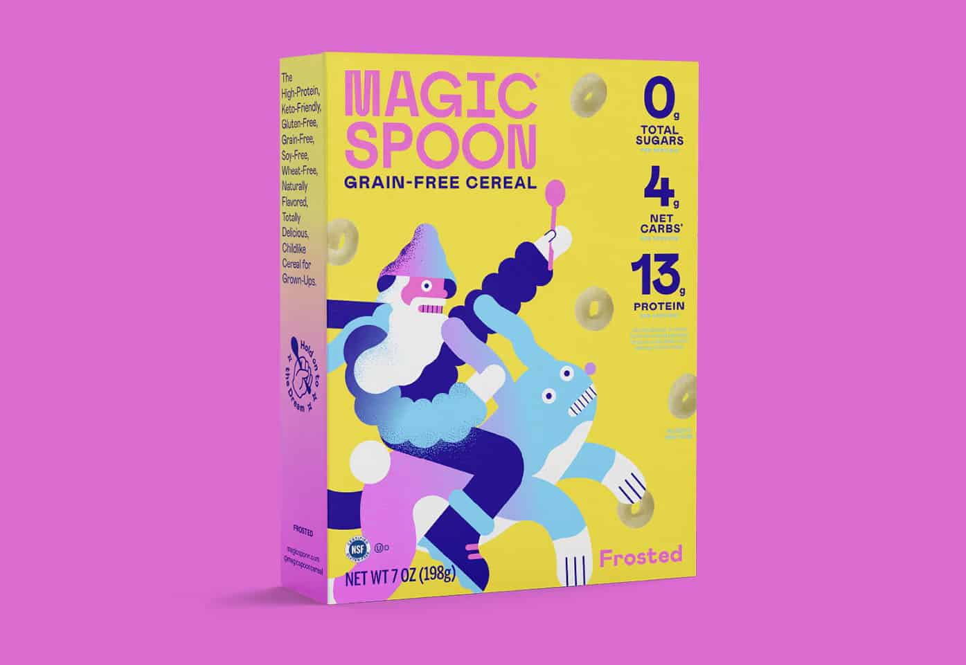 Frosted magic spoon