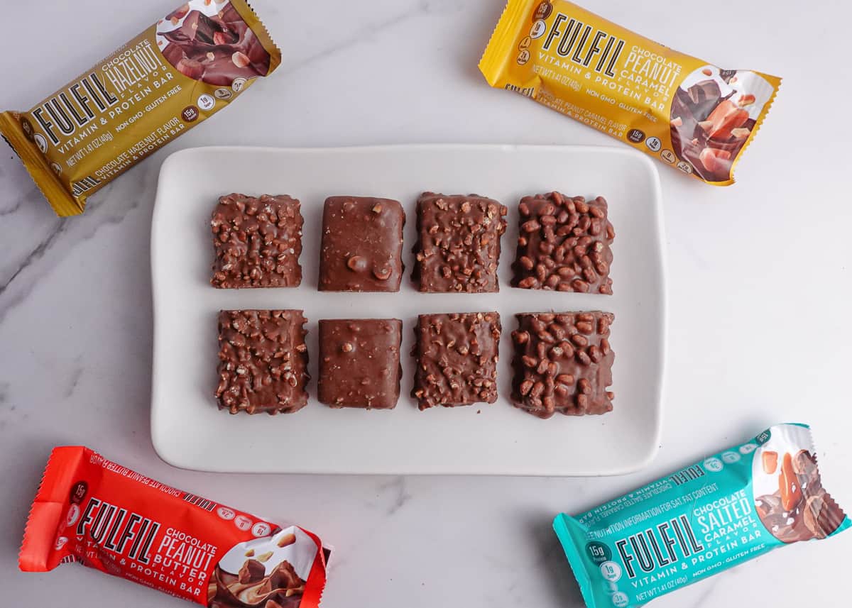Fulfil Protein Bars Unwrapped