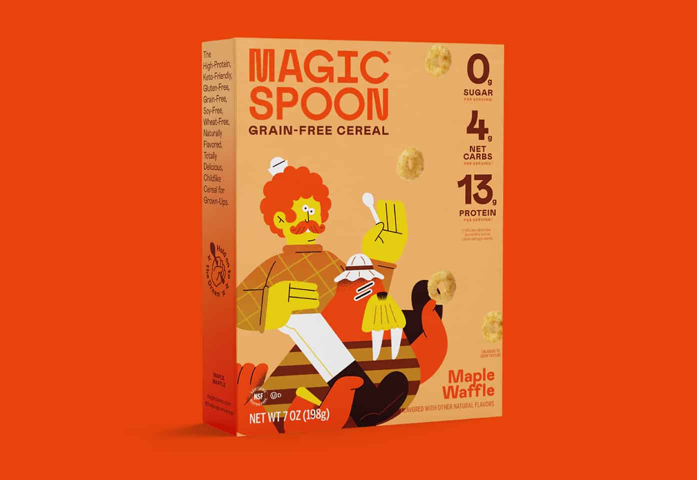 Maple waffle magic spoon