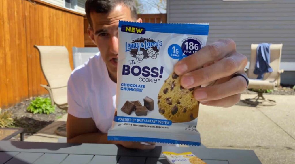 Holding The Boss Cookie